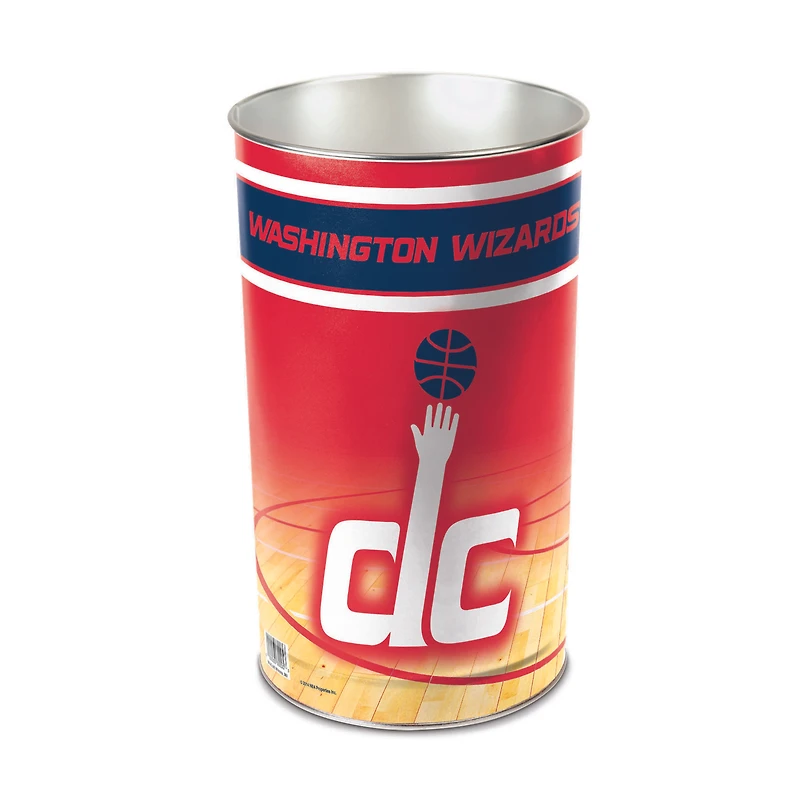 WinCraft Washington Wizards 15'' Tapered Wastebasket