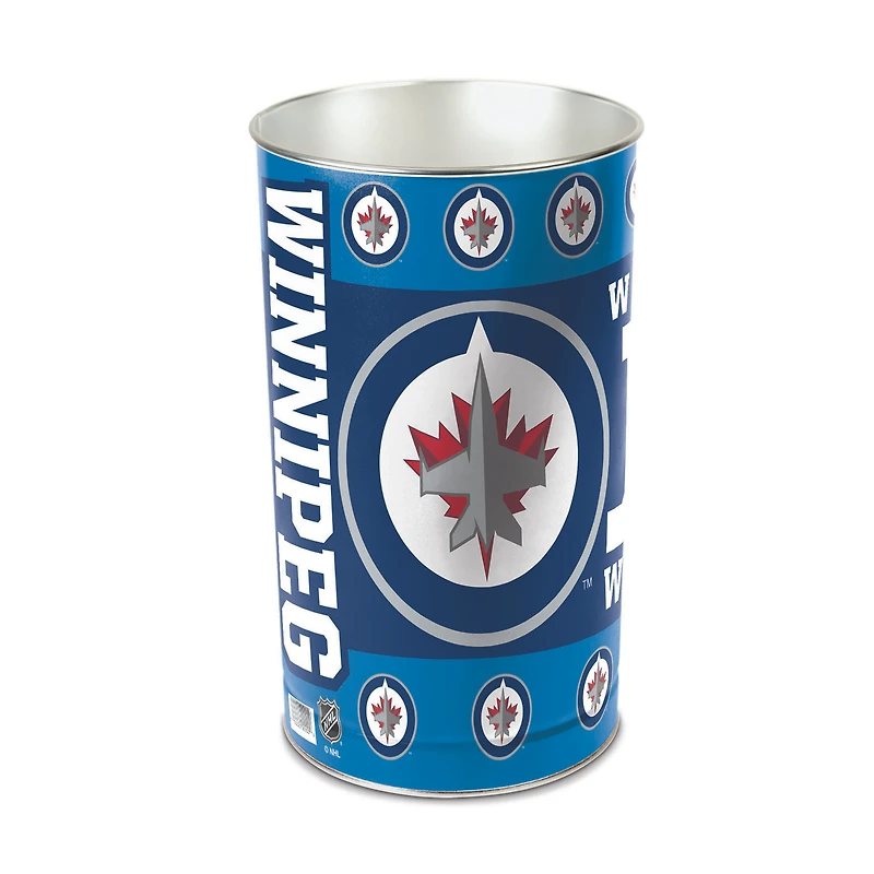 WinCraft Winnipeg Jets 15'' Tapered Wastebasket