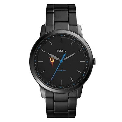 Fossil Arizona State Sun Devils The Minimalist Slim Stainless Steel Watch