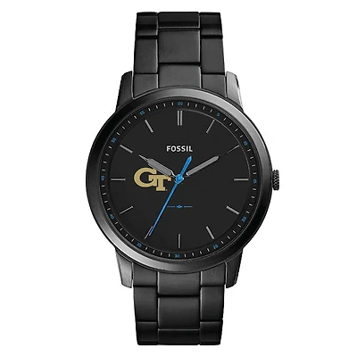 Fossil Georgia Tech Yellow Jackets The Minimalist Slim Stainless Steel Watch
