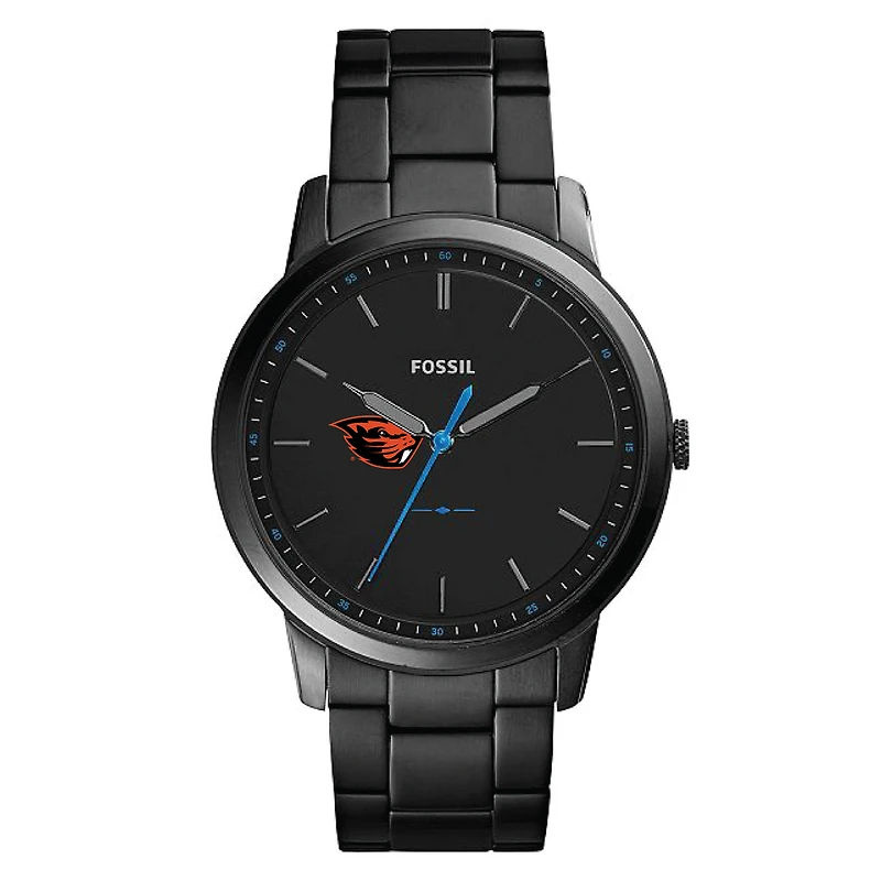 Fossil Oregon State Beavers The Minimalist Slim Stainless Steel Watch