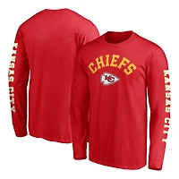 Men's Fanatics Red Kansas City Chiefs Big & Tall City Long Sleeve T-Shirt