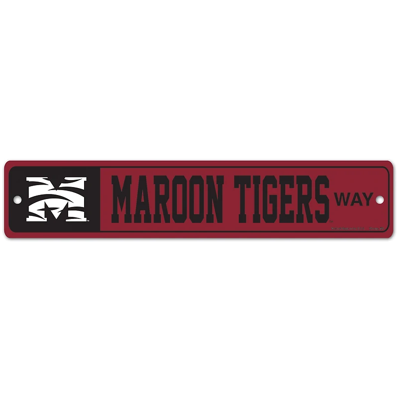 WinCraft Morehouse Maroon Tigers 3.75'' x 19'' Street Sign