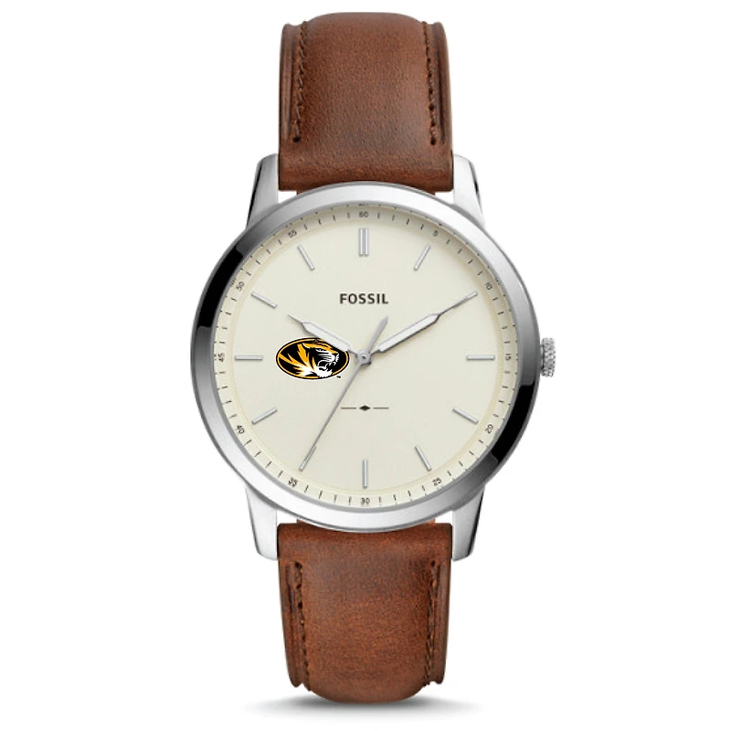 Fossil Missouri Tigers The Minimalist Leather Watch
