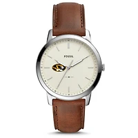 Fossil Missouri Tigers The Minimalist Leather Watch