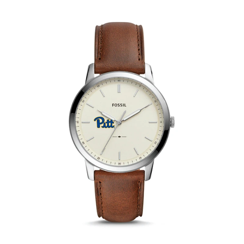 Fossil Pitt Panthers The Minimalist Leather Watch