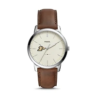 Fossil Purdue Boilermakers The Minimalist Leather Watch