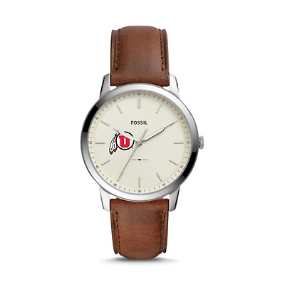 Fossil Utah Utes The Minimalist Leather Watch