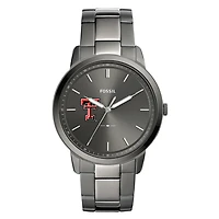 Men's Fossil Texas Tech Red Raiders The Minimalist Three-Hand Smoke Watch