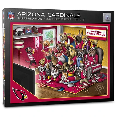 Arizona Cardinals Purebred Fans 18'' x 24'' A Real Nailbiter 500-Piece Puzzle