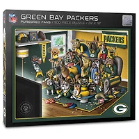 Green Bay Packers Purebred Fans 18'' x 24'' A Real Nailbiter 500-Piece Puzzle