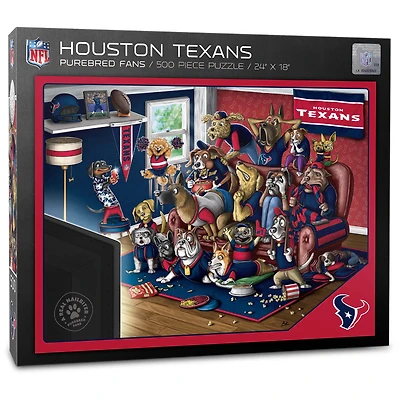 Houston Texans Purebred Fans 18'' x 24'' A Real Nailbiter 500-Piece Puzzle