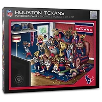 Houston Texans Purebred Fans 18'' x 24'' A Real Nailbiter 500-Piece Puzzle
