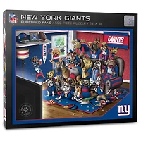 New York Giants Purebred Fans 18'' x 24'' A Real Nailbiter 500-Piece Puzzle
