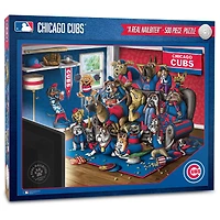 Chicago Cubs Purebred Fans 18'' x 24'' A Real Nailbiter 500-Piece Puzzle