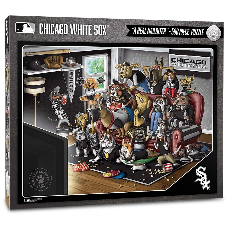 Chicago White Sox Purebred Fans 18'' x 24'' A Real Nailbiter 500-Piece Puzzle