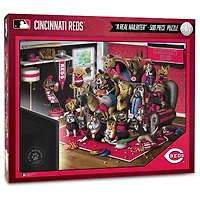 Cincinnati Reds Purebred Fans 18'' x 24'' A Real Nailbiter 500-Piece Puzzle