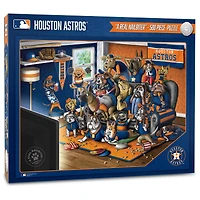IDNA Houston Astros Purebred Fans 18'' x 24'' A Real Nailbiter 500-Piece Puzzle