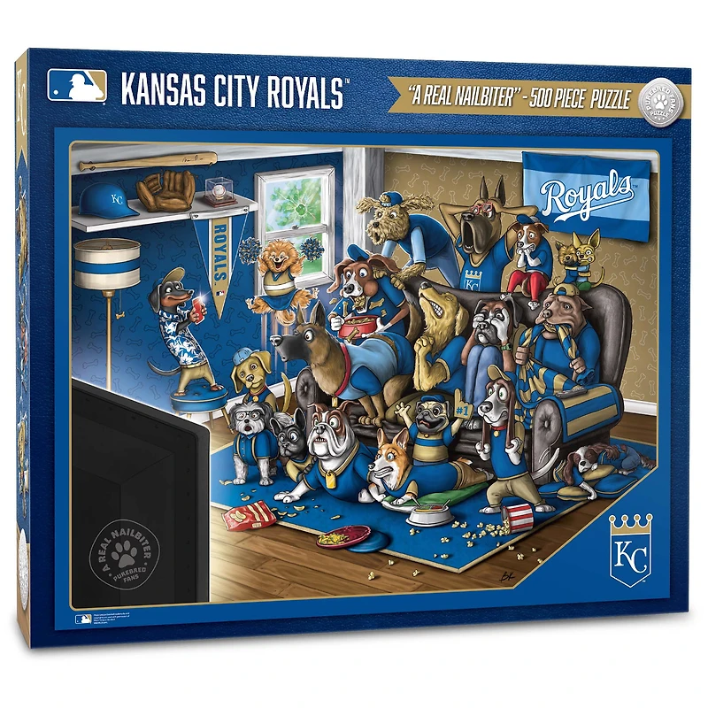 IDNA Kansas City Royals Purebred Fans 18'' x 24'' A Real Nailbiter 500-Piece Puzzle