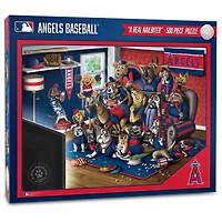 Los Angeles Angels Purebred Fans 18'' x 24'' A Real Nailbiter 500-Piece Puzzle