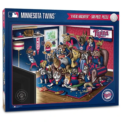 Minnesota Twins Purebred Fans 18'' x 24'' A Real Nailbiter 500-Piece Puzzle