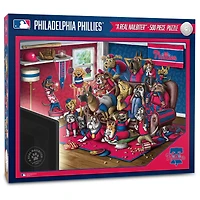 Philadelphia Phillies Purebred Fans 18'' x 24'' A Real Nailbiter 500-Piece Puzzle