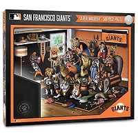 San Francisco Giants Purebred Fans 18'' x 24'' A Real Nailbiter 500-Piece Puzzle
