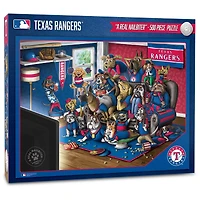 IDNA Texas Rangers Purebred Fans 18'' x 24'' A Real Nailbiter 500-Piece Puzzle