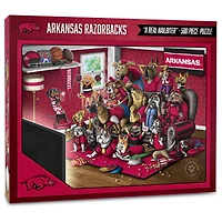 Arkansas Razorbacks Purebred Fans 18'' x 24'' A Real Nailbiter 500-Piece Puzzle
