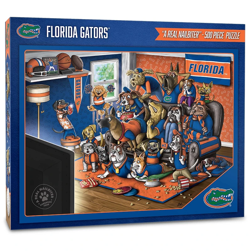 Florida Gators Purebred Fans 18'' x 24'' A Real Nailbiter 500-Piece Puzzle