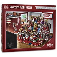Mississippi State Bulldogs Purebred Fans 18'' x 24'' A Real Nailbiter 500-Piece Puzzle