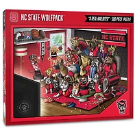 NC State Wolfpack Purebred Fans 18'' x 24'' A Real Nailbiter 500-Piece Puzzle