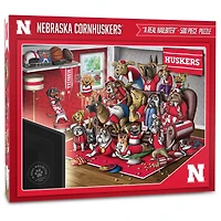 Nebraska Huskers Purebred Fans 18'' x 24'' A Real Nailbiter 500-Piece Puzzle
