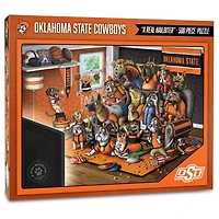 Oklahoma State Cowboys Purebred Fans 18'' x 24'' A Real Nailbiter 500-Piece Puzzle