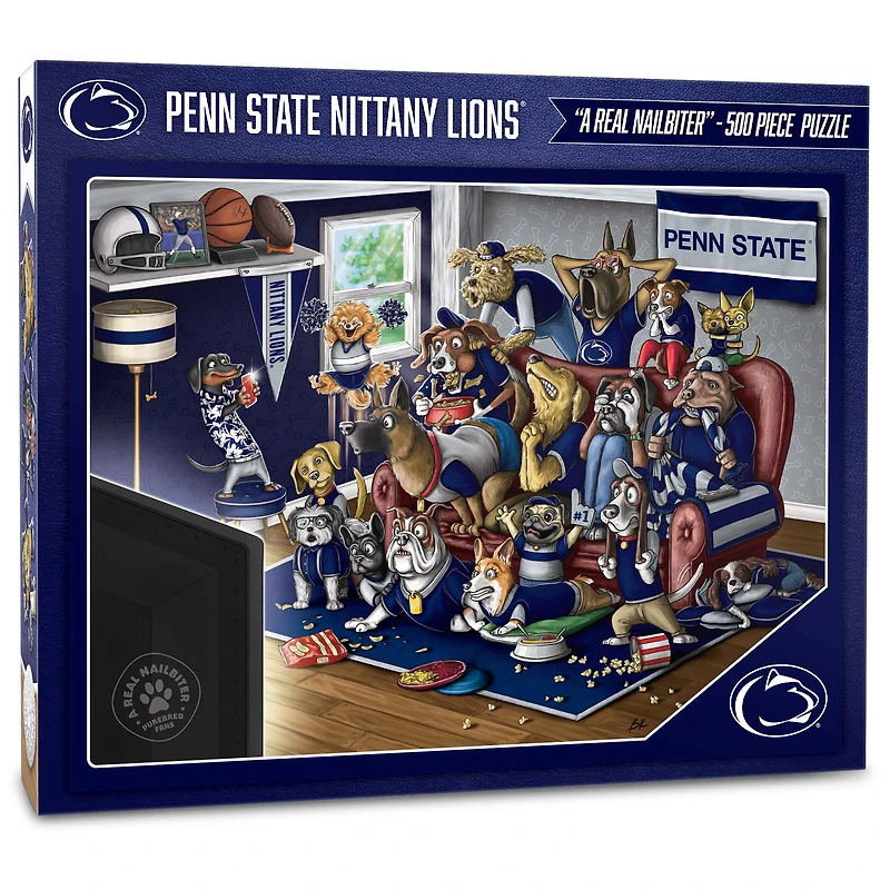 Penn State Nittany Lions Purebred Fans 18'' x 24'' A Real Nailbiter 500-Piece Puzzle