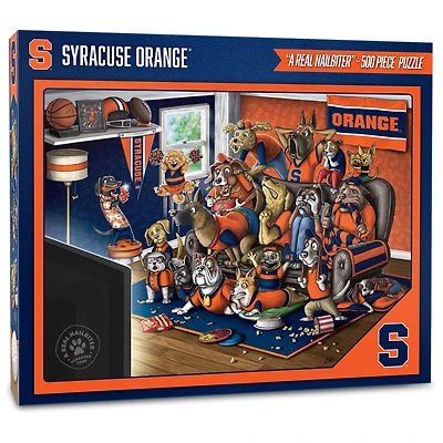 Syracuse Orange Purebred Fans 18'' x 24'' A Real Nailbiter 500-Piece Puzzle