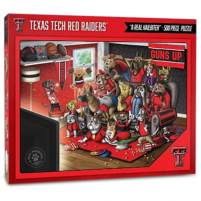 Texas Tech Red Raiders Purebred Fans 18'' x 24'' A Real Nailbiter 500-Piece Puzzle