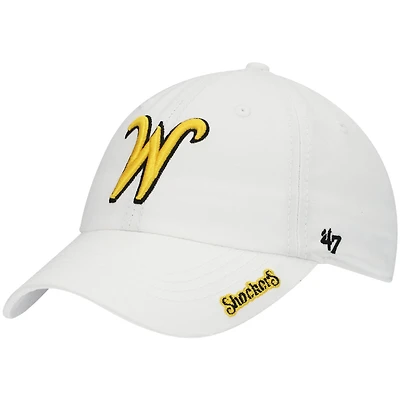 Women's '47 White Wichita State Shockers Miata Clean Up Adjustable Hat