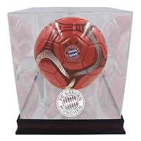 Bayern Munich Mahogany Team Logo Soccer Ball Display Case