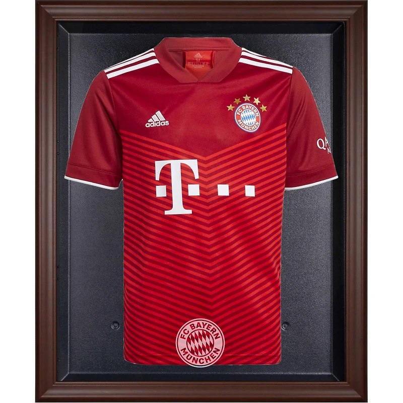 Bayern Munich Brown Framed Team Logo Jersey Display Case