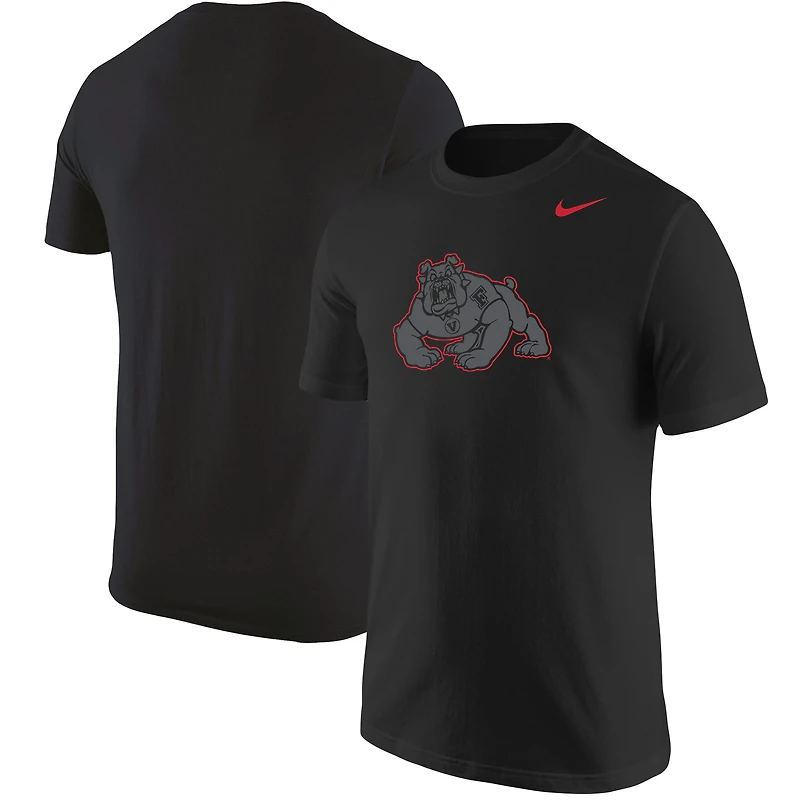 Men's Nike Black Fresno State Bulldogs Logo Color Pop T-Shirt