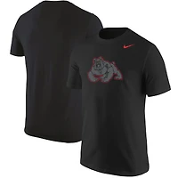Men's Nike Black Fresno State Bulldogs Logo Color Pop T-Shirt
