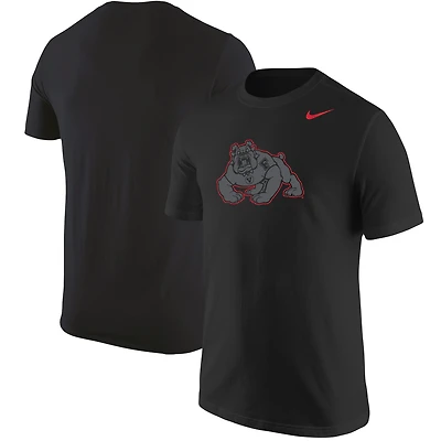 Men's Nike Black Fresno State Bulldogs Logo Color Pop T-Shirt