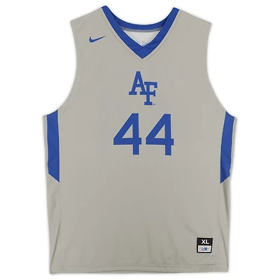 Air Force Falcons Nike Team-Issued #44 Gray Alternate Jersey from the Basketball Program - Size XL