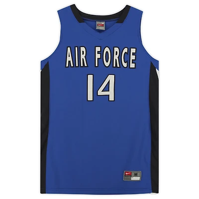 Air Force Falcons Nike Team-Issued #14 Royal & Black Jersey from the Basketball Program