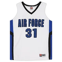 Air Force Falcons Team-Issued #31 White and Jersey from the Basketball Program