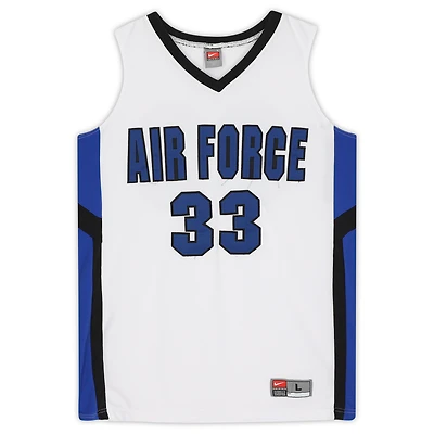 Air Force Falcons Team-Issued #33 White and Black Jersey from the Basketball Program - Size L
