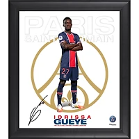 Idrissa Gueye Paris Saint-Germain Facsimile Signature Framed 15" x 17" Collage