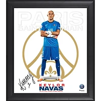Keylor Navas Paris Saint-Germain Facsimile Signature Framed 15" x 17" Collage