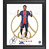 Neymar Jr. Paris Saint-Germain Facsimile Signature Framed 15" x 17" Collage